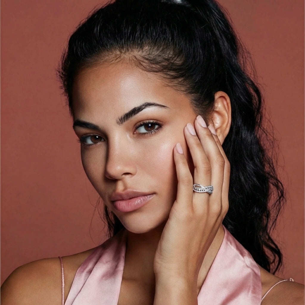 Bague Croisée Infini
