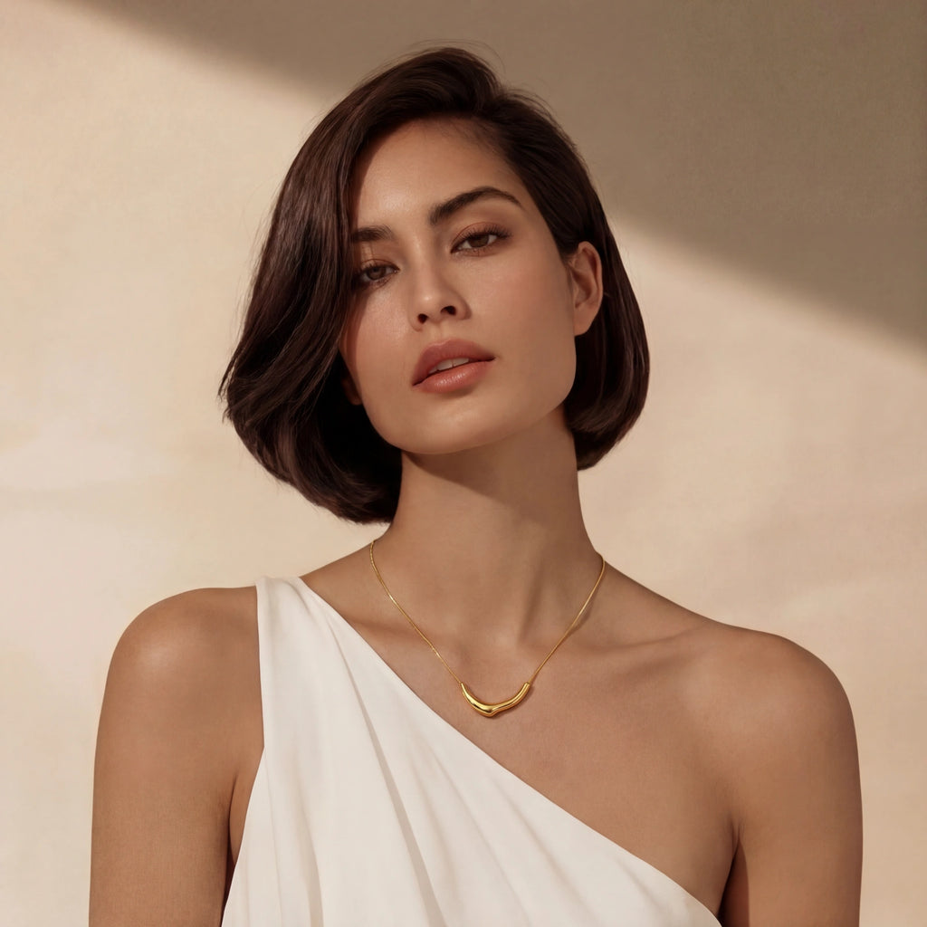 Collier Statement Courbe