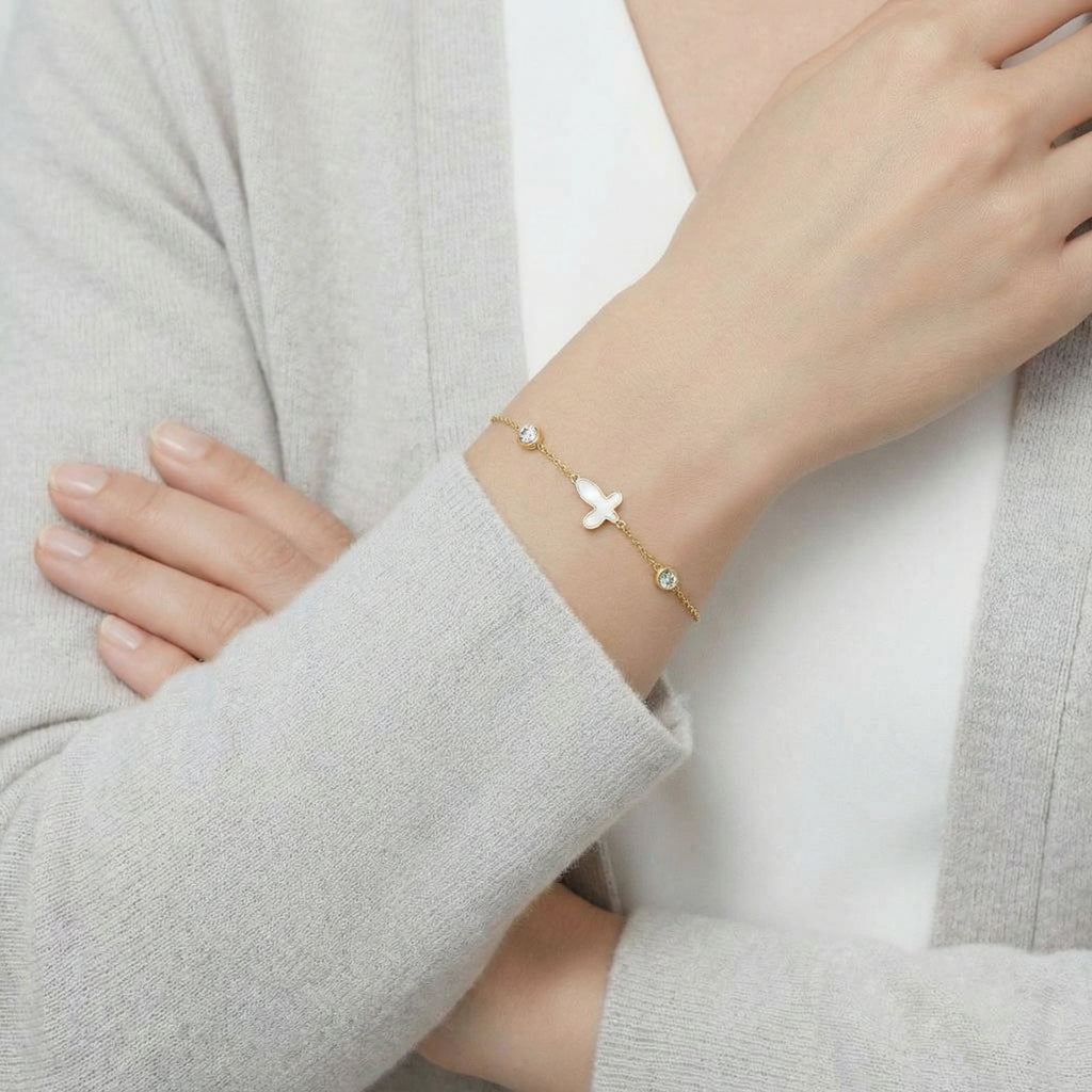Bracelet Croix Sacrée | Celeste bijoux