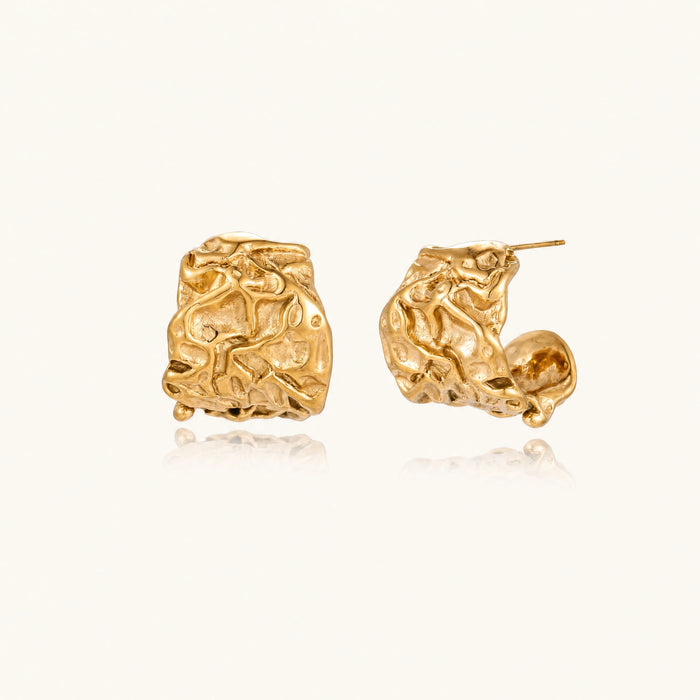 Molten Gold Rings