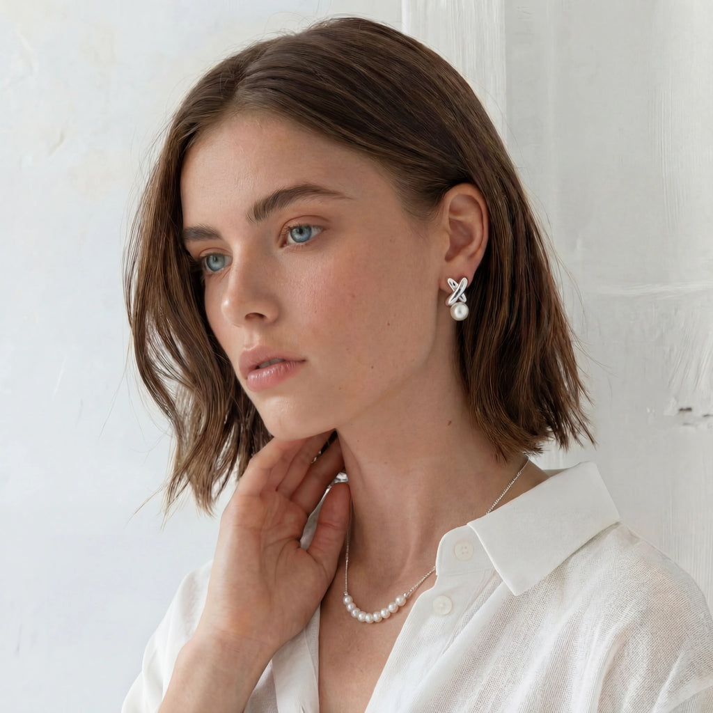Collier Arc Luna Perle | Celeste bijoux
