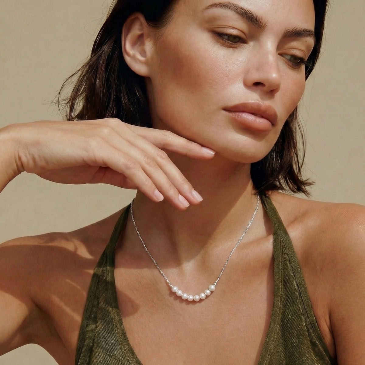Collier Arc Luna Perle | Celeste bijoux