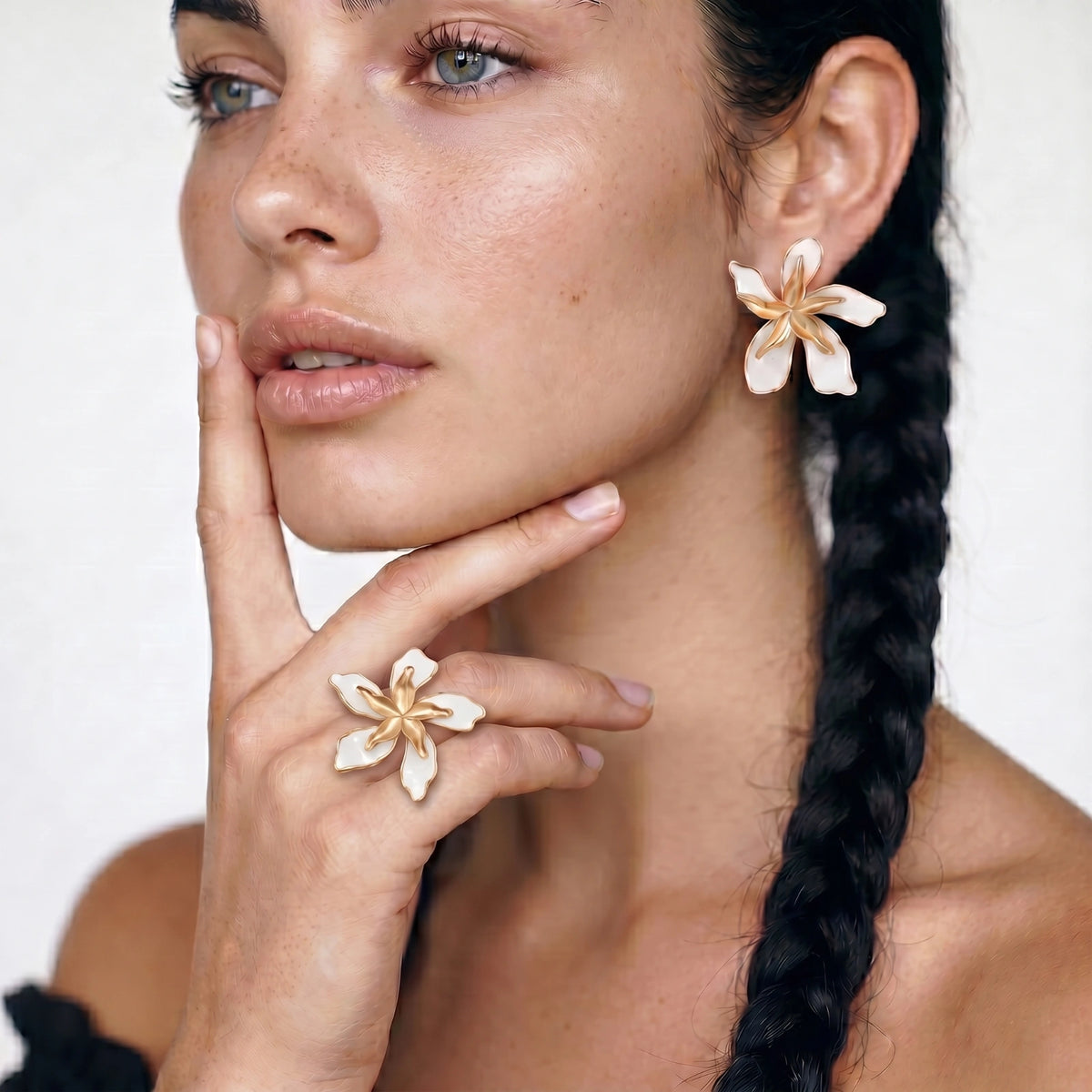 Boucles d'Oreilles Statement Garden Dreams